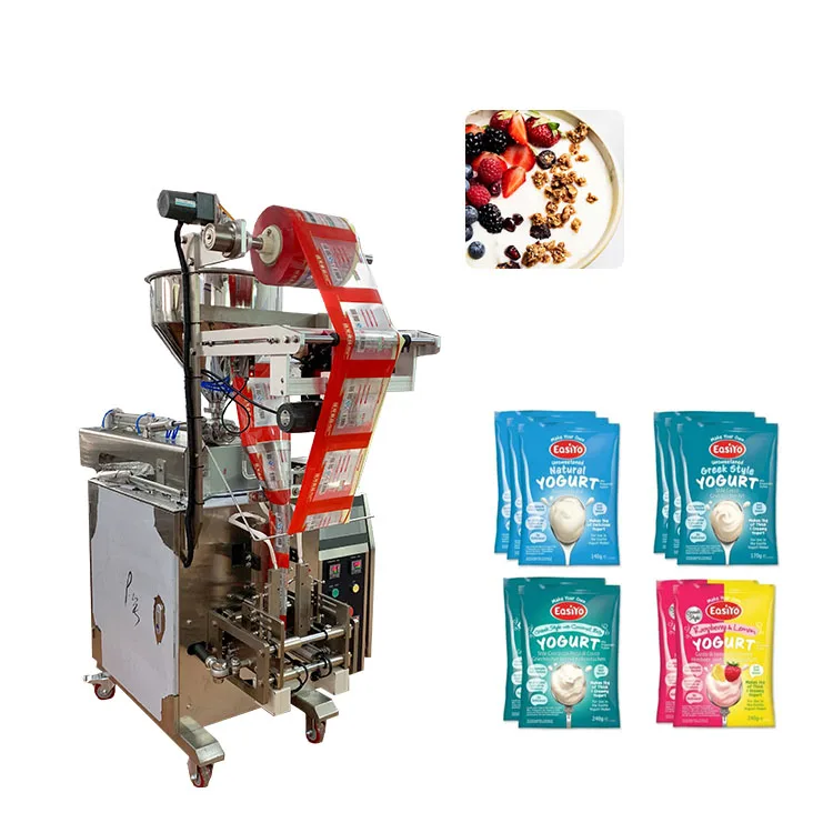 Automatic Multi Function Small Pouch With Yogurt Buttermilk Filling Packing Machine