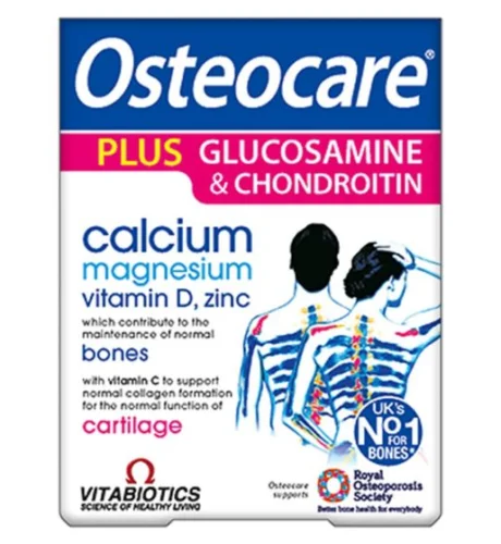Vitabiotics Osteocare Glucosamine And Chondroitin All Round Bone And Cartilage Health Buy Osteocare Glucosamine And Chondroitin 60 Tablets Vitabiotics Supplements For All Round Bone And Cartilage Health Osteocare