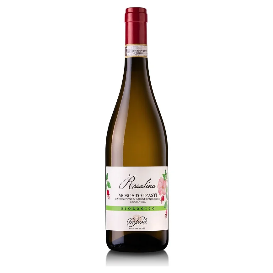 Итальянское высококачественное вино Москато Асти докг «розалина» три секколи органическое вино Из Пьемонта белое десертное вино 0,75 л
