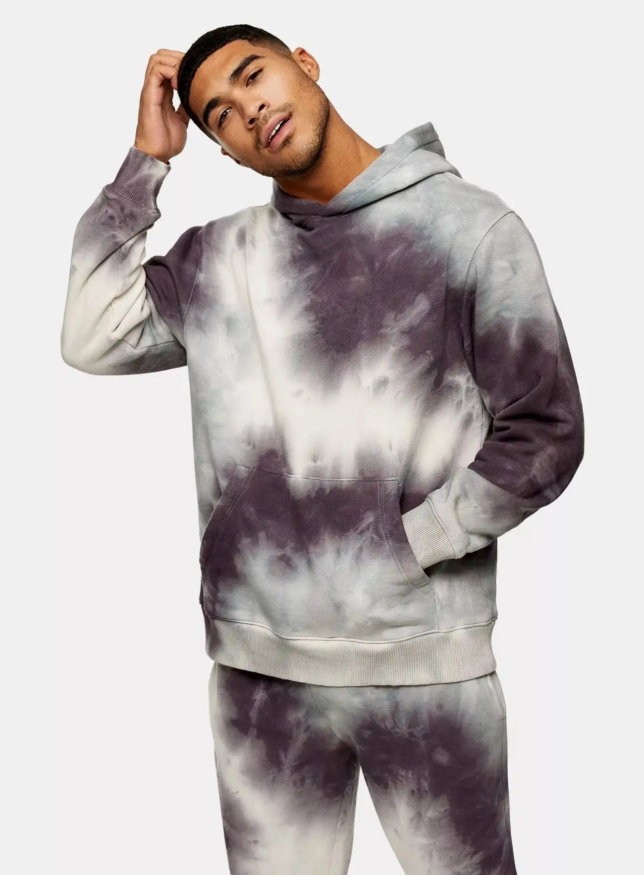 Source OEM Tie Dye Men Hoodie Set Sweatshirt 50 Cotton 50 Polyester Long  Sleeve Printed Oversize Pullover Hoodies Wholesale Black on m.alibaba.com