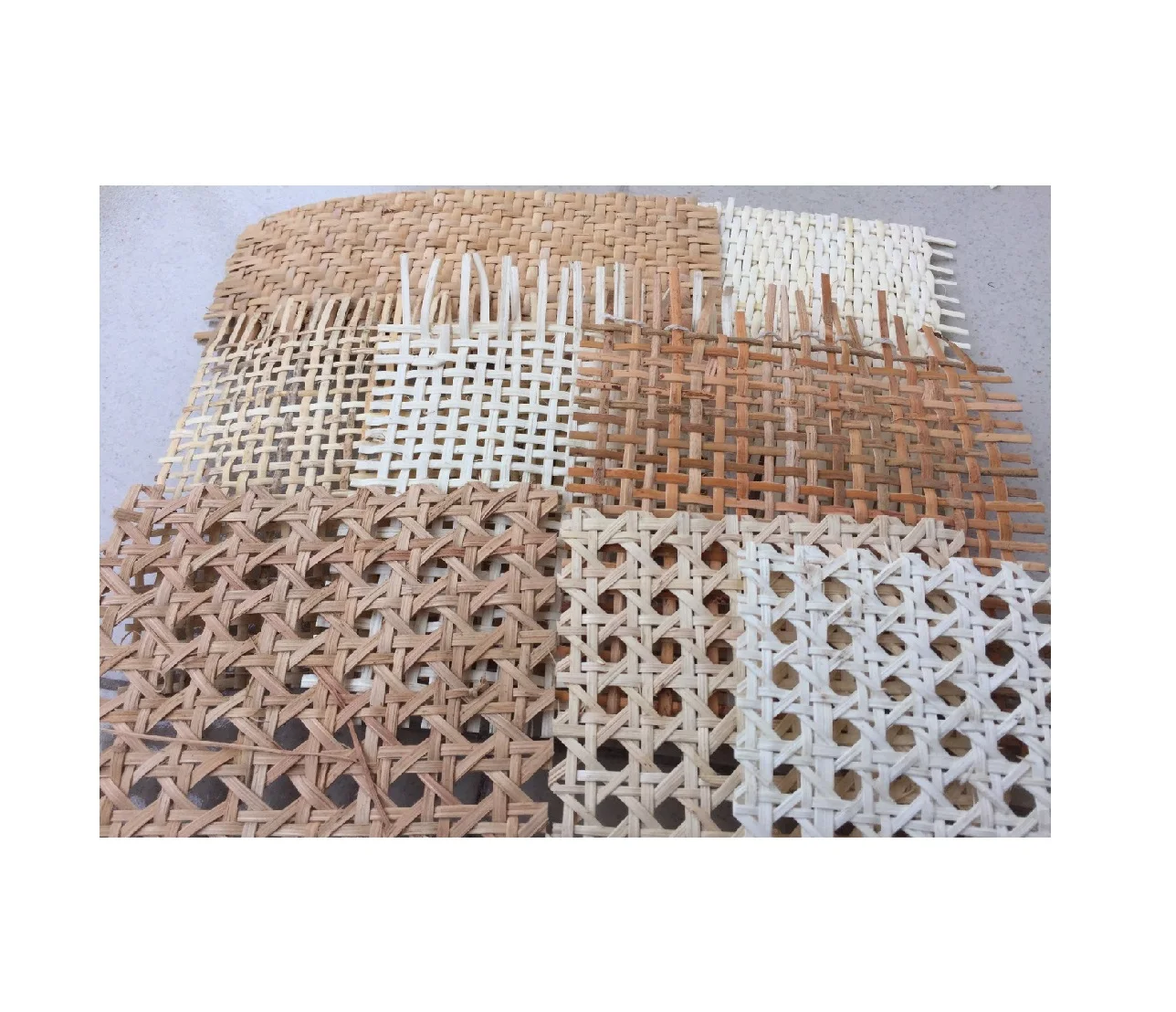 Cane Rattan Webbing Feature Chair Resin Vietnam Chair Cane Raw Flat Wicker Fiber Rattan Material Webbing Factory Price