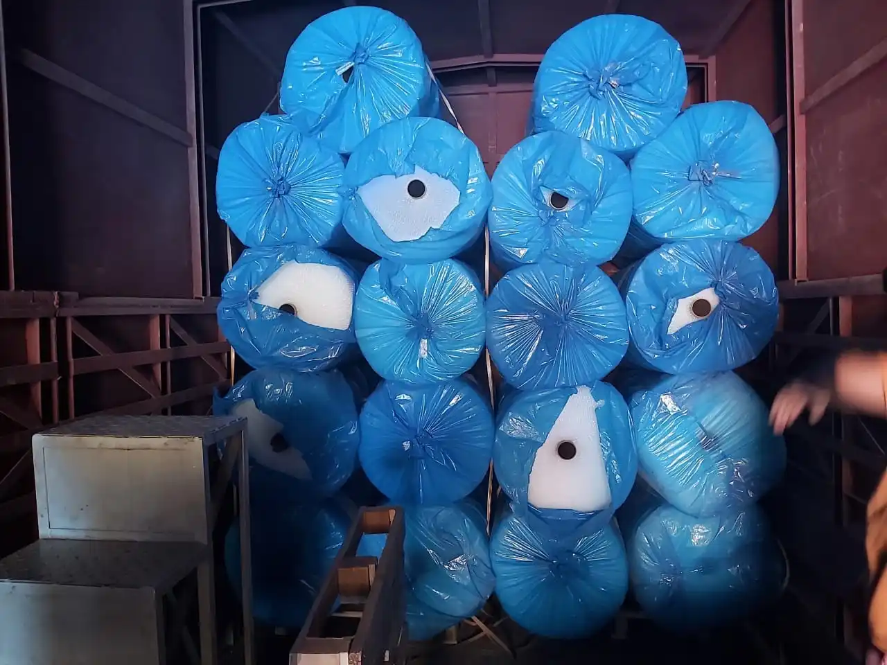 Transparent Air Bubble Film Rolls 1 Meter And 1.5 Meter For Exports