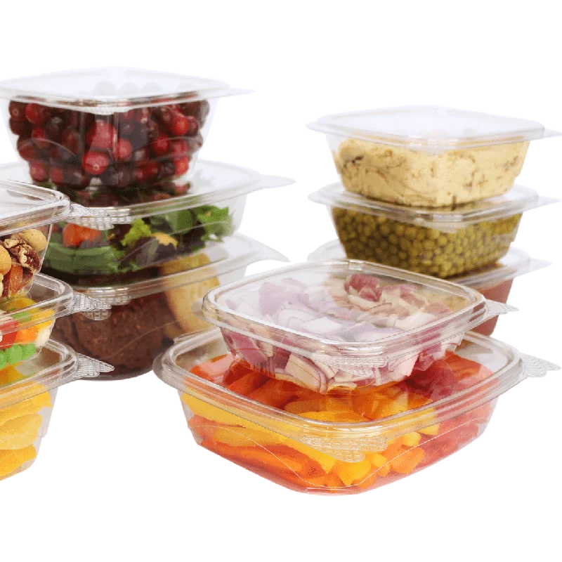 8oz Eco Friendly Recyclable Material Salad Hinged Lid Container Buy