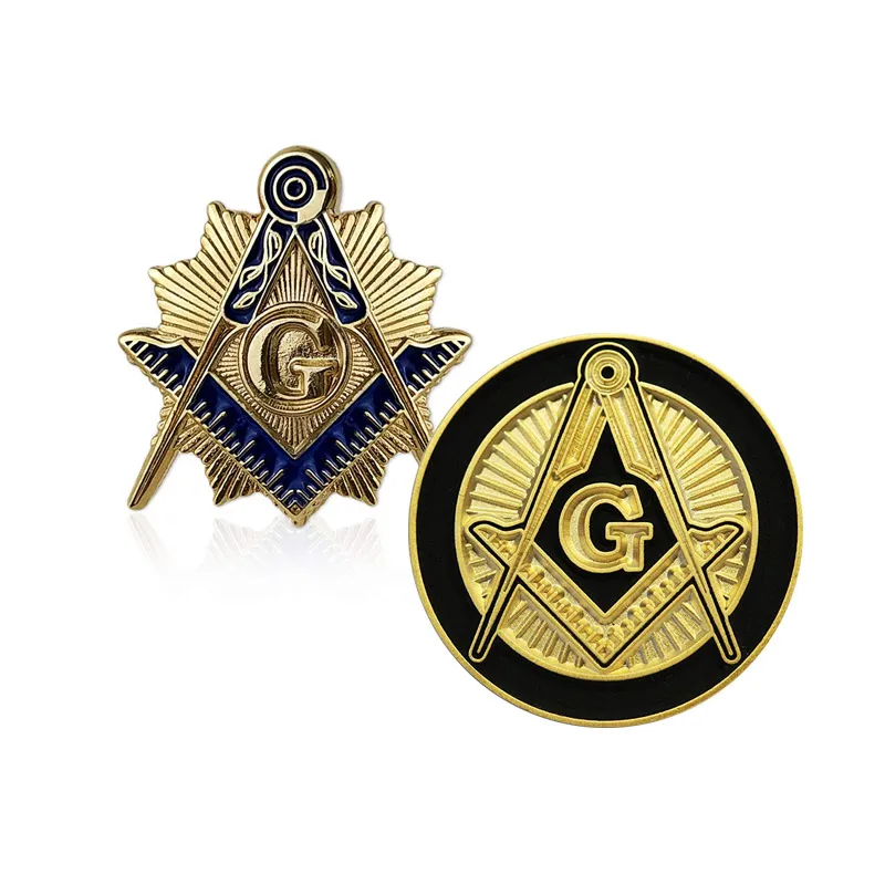 Custom Club Souvenir Freemasonry Masonic Freemason Lapel Pin - Buy ...