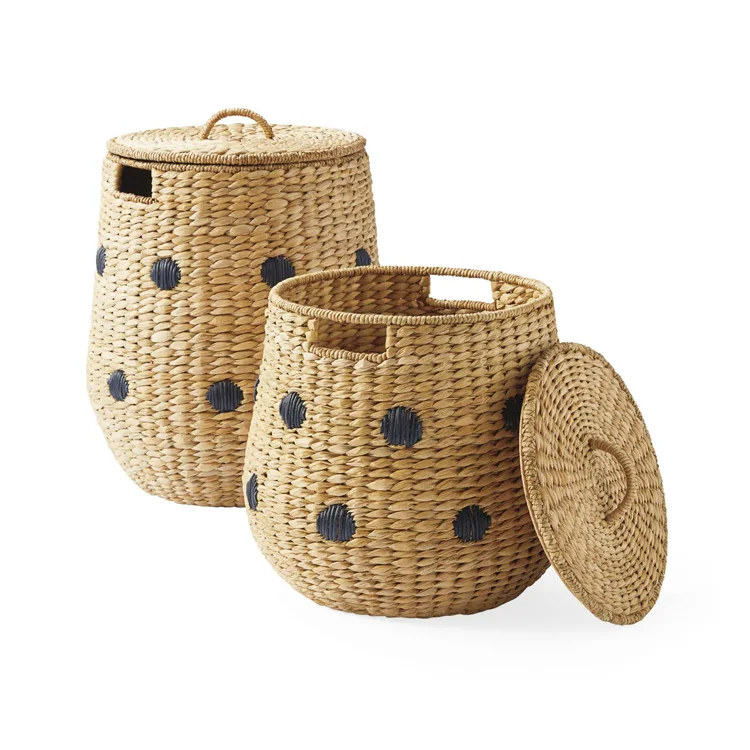 Handwoven Ecofriendly Rattan Laundry Basket For Kids Laundry Basket