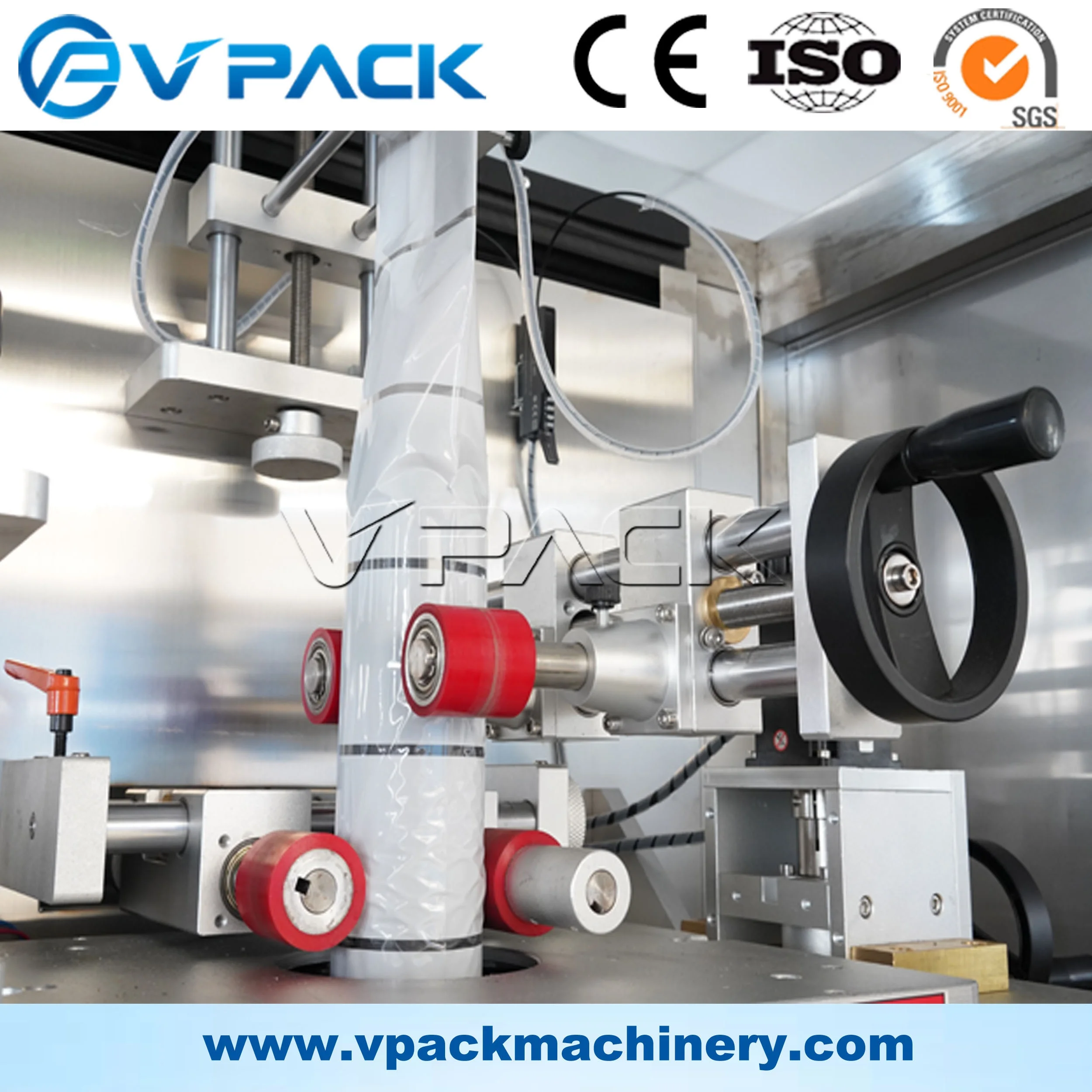 Automatic 5 Gallon Barreled Neck Labeling Machine For Bottle Shrink