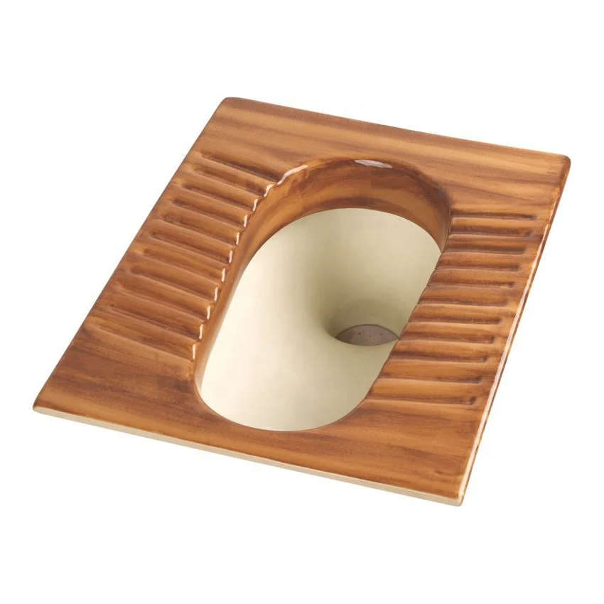 Экспортный качественный санитарный отель: коричневый двухцветный керамический материал унитаз с поддоном для воды сделано в Индии