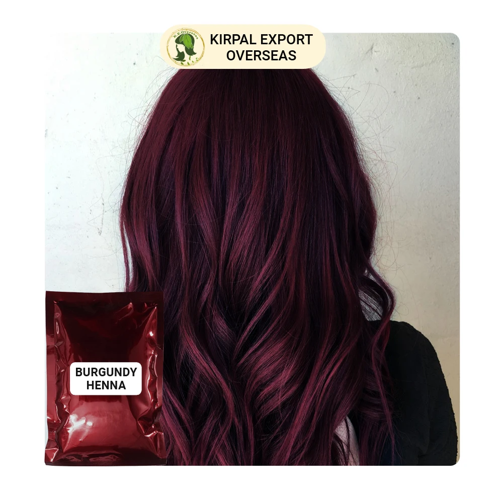 Zeba Burgundy Henna Powder Exporter, Manufacturer, Supplier