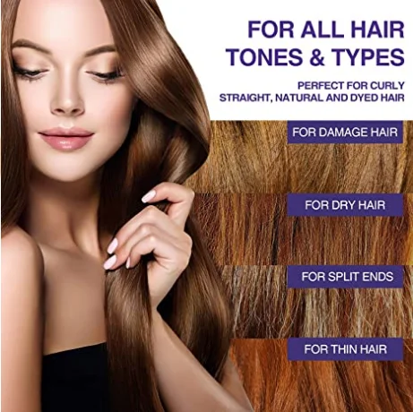 Биотин коллагеновая ороговевшая пленка для волос подходит сухих поврежденных волос. Аргановое масло эффективно ухаживает за ороговевшими волосами