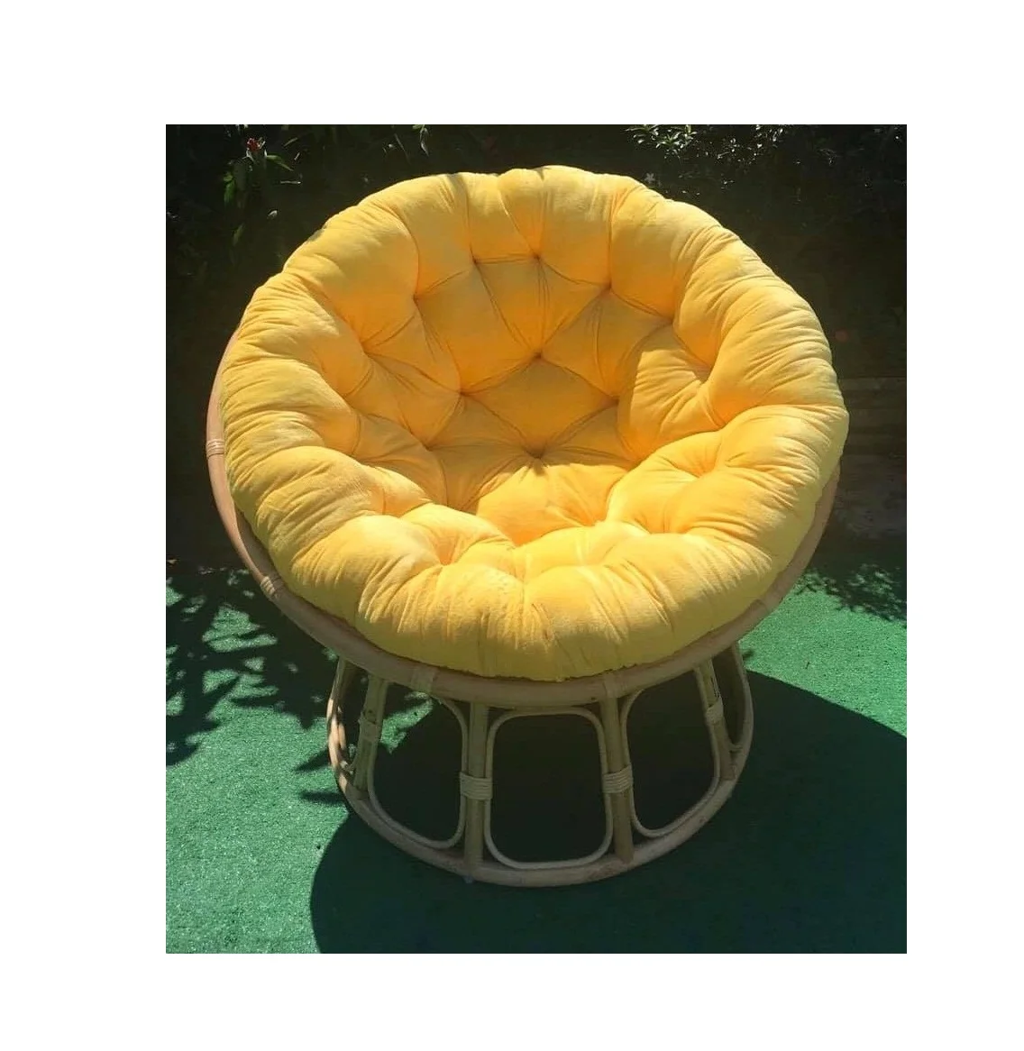 Inflatable papasan outlet chair