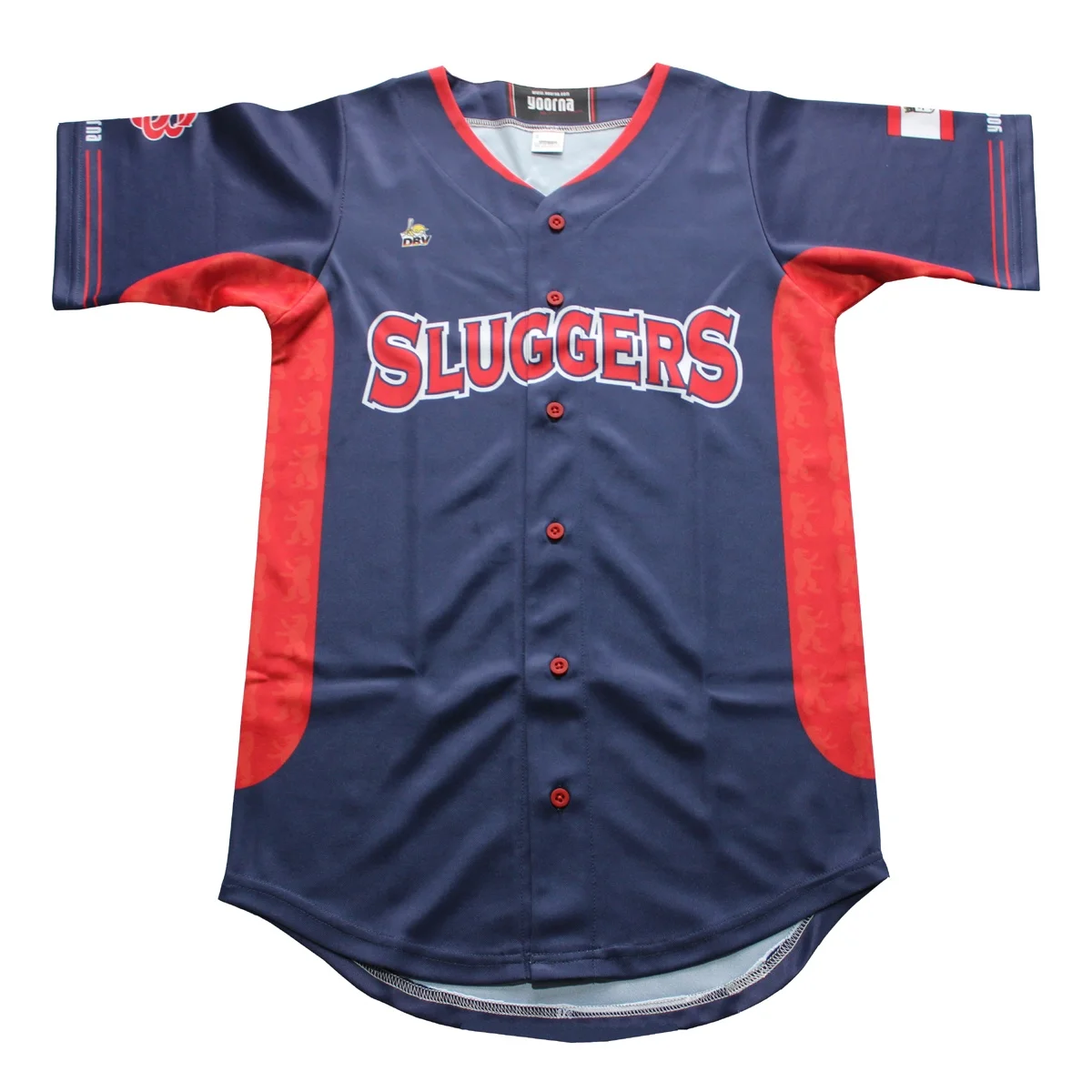 Custom Sublimation Baseball Jerseys Full Button Front Traditional ...