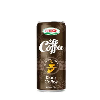 NAWON 250ml Vietnam Black Coffee Premium Quality Instant Coffee in Can OEM/ODM Provider ISO Beverage Manufacturer
