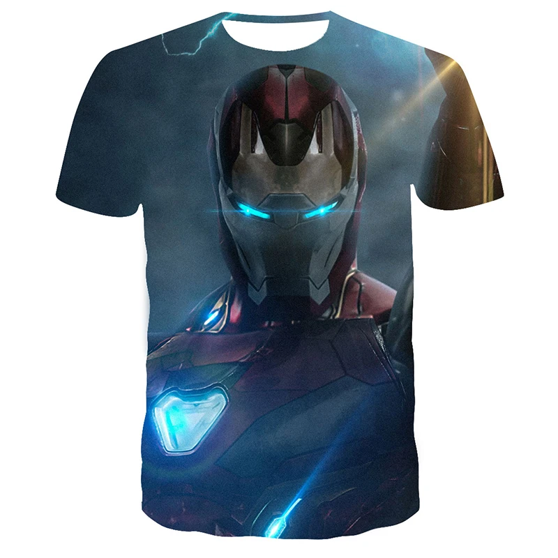 Custom Marvel Superhero 3dprint T-Shirts 100% Cotton