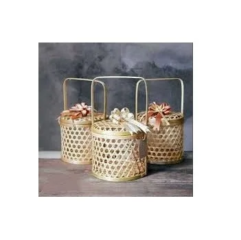 Hot Deal Ecofriendly Natural Bamboo Basket High Quality From Vietnam 99GD