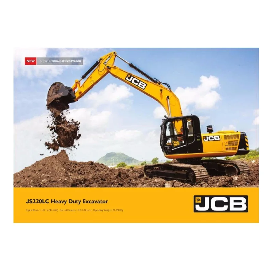 JCB JS 220LC HYDRAULIC TRACKED EXCAVATOR Good Control  HYDRAULIC TRACKED EXCAVATOR Earth-moving Machinery Specifically Designed