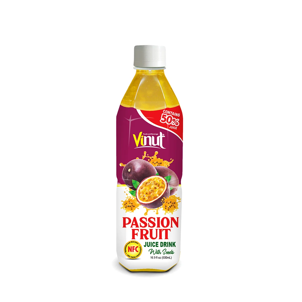 Passion Fruit Juice Drink in 300ml Glass Bottled