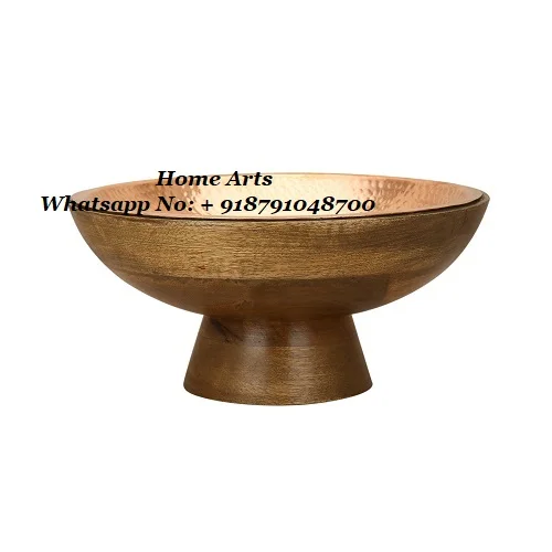 Fantastic Design Round Shape Chocolate Hammered Bowl Round Shape