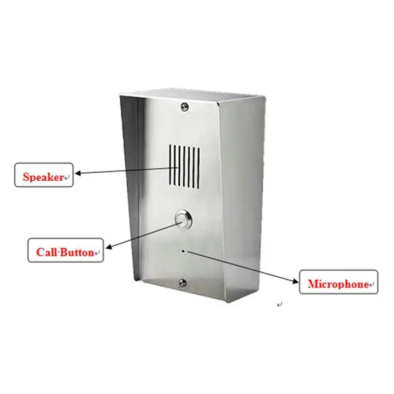 4g Lte 3g Doorphone For Gsm Emergency Call,Service Call,Taxi