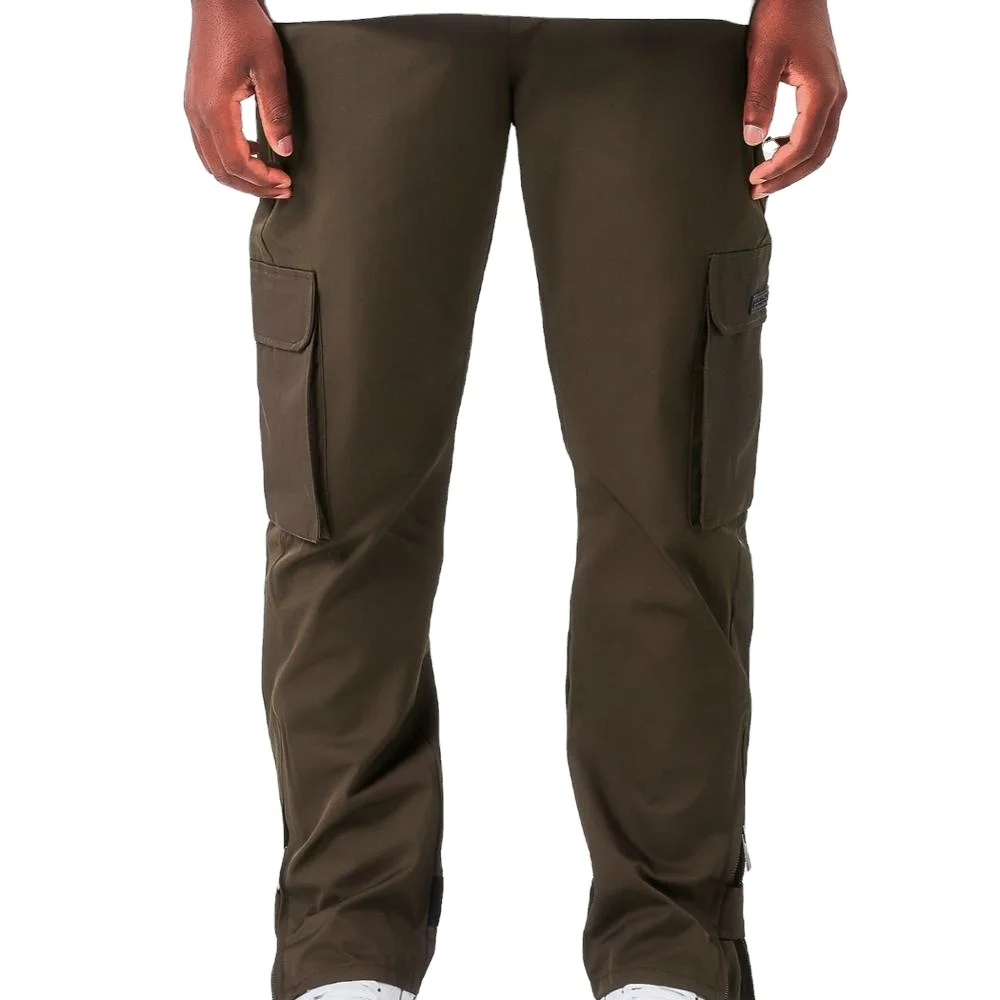 Army Olive Stretch Cargo Pants, 56% OFF