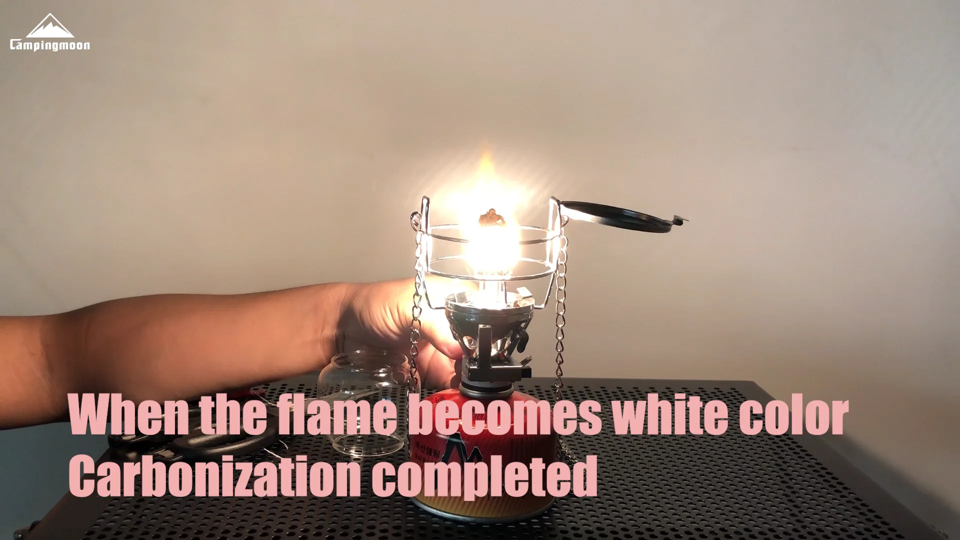 Portable Backpack Outdoor Patio Camping Hiking Sports Luminaire Gas