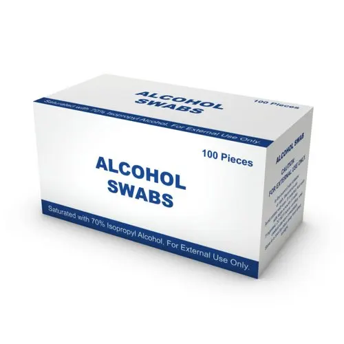 What is alcohol swab Clearance