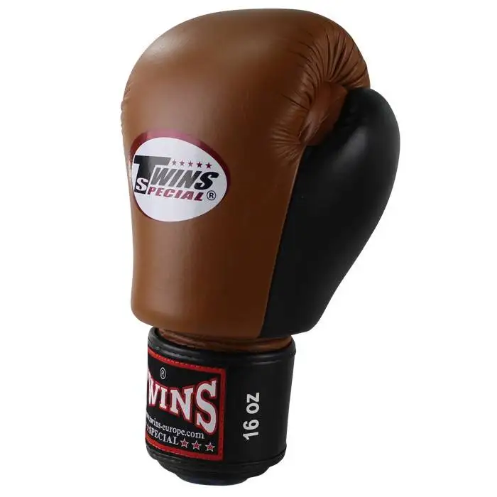 Brown/Black Twins Boxing Gloves FREE P&P MMA Muay Thai Boxing 