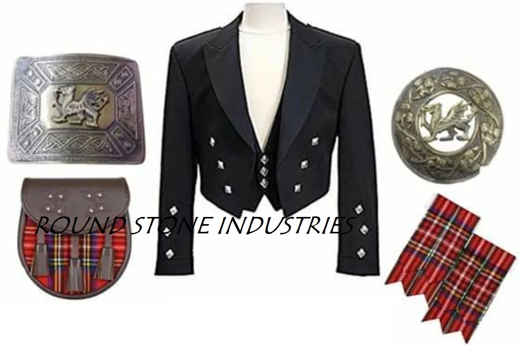 Men Royal Stewart Tartan Kilts