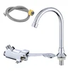 With hose