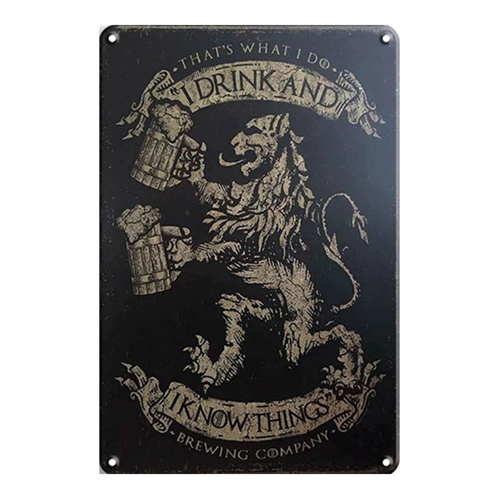 Insegna Metallica Decorativa Per Chitarra 20x30 Cm | Vintage Per Home Bar E Garage - 2