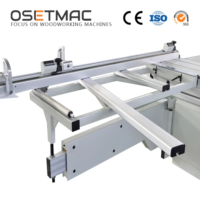 OSETMAC Woodworking Precision CE Certificated Electric Lifting Digital Display Sliding Panel Saw MJ6132S