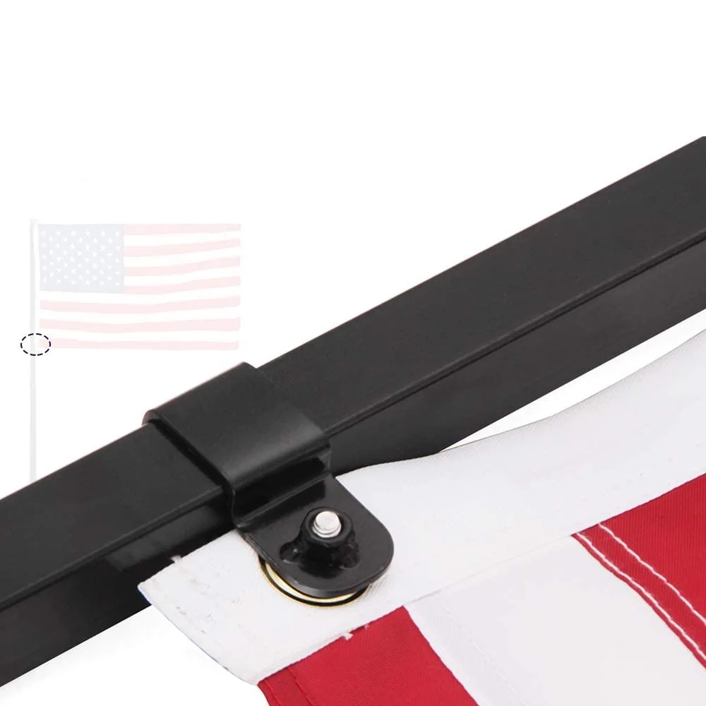 Задняя сцепка флагштока держатель подходит для грузовика внедорожник на колесах Пикап для 2-дюймовый сцепного устройства прицеп приемники